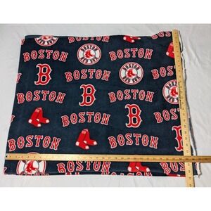 BOSTON RED SOX Fabric Traditions 2009 Sewing & Craft Fleece (Approx. 50"x60")